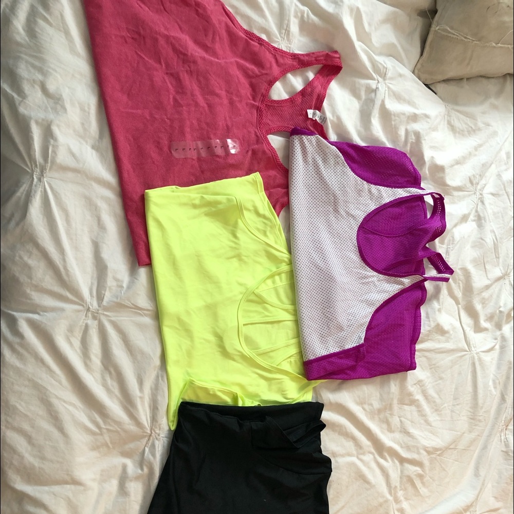 Racer back running top